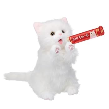 【中古】【限定】ちゅーるちょうだい!ぺろりーにゃ ペルシャ 猫のおもちゃ 動くぬいぐるみ 対象年齢3才以上|AJIMURA-SHOP