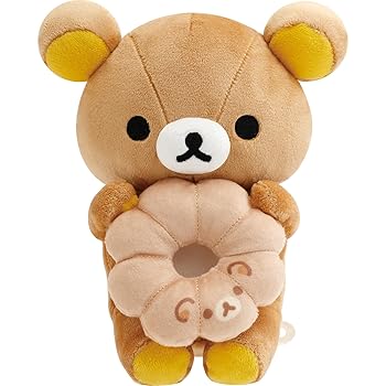 【中古】MV27101 リラックマ×旦那ドーナツ ドーナツまくまくぬいぐるみ リラックマ