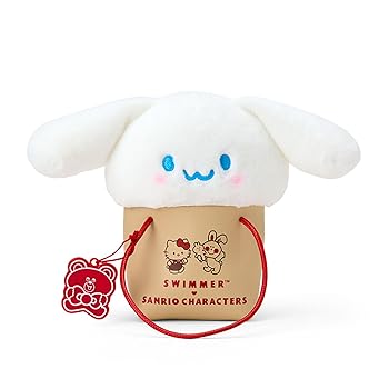 【中古】【未当て嵌める】サンリオ(SANRIO) SWIMMER ぬいぐるみ（第2弾） シナモロール ポリエステル 客体馬齢3才以上 413682