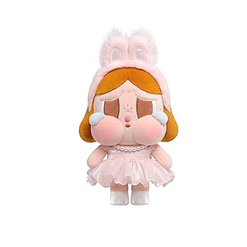 【中古】【未使用】POP MART CRYBABY SHINY SHINY シリーズ ぬいぐるみ (ピンク)