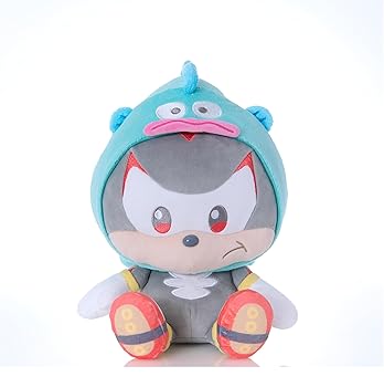 【中古】【未使用】セガフェイブ(SEGA FAVE) SONIC＆FRIENDS Sanrio characters ぬいぐるみM シャドウ&times;ハンギョドン｜AJIMURA-SHOP