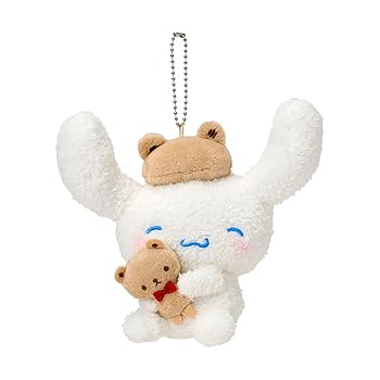 【中古】サンリオ(SANRIO) マスコット保持者（くまさんといっしょ） シナモロール 赤銅色 客体馬齢6才以上 012556