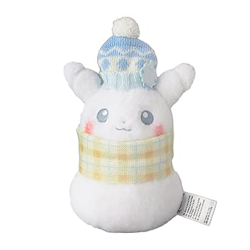 【中古】ポケモンセンターオリジナル ぬいぐるみ ピカチュウゆきだるま