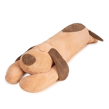 【中古】AMIRA TOYS 犬人形ロング枕、快適な家庭用ふわふわソフト人形枕、自宅、車、ソファでの使用に適しており、男性と女性の両方に適しています、ブラ