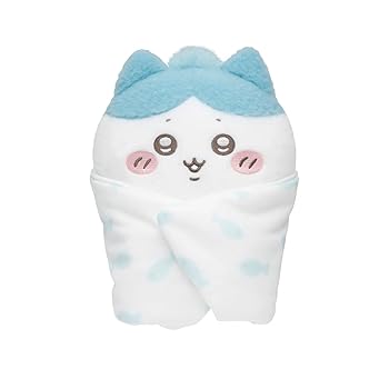 【中古】【未使用】ちいかわ Chiikawa Baby おくるみぬいぐるみ (ハチワレ)