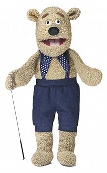 【中古】【未当て嵌める】28in Silly Bear 手極点 五体 腹話術表現スタイル 毛の荒物パペット