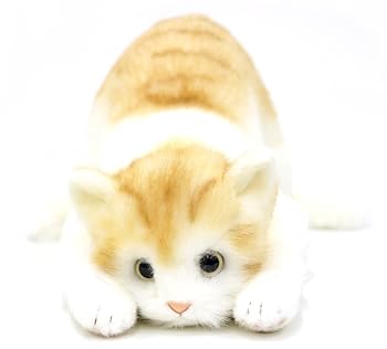 【中古】リアルシリーズ 日本製 リアルな猫のぬいぐるみ 58cm (トラ茶L目明き) 12,624円