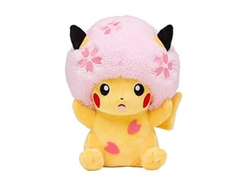 【中古】桜アフロのピカチュウ ポケモンセンタートウキョーDX 1周年 限定 ぬいぐるみ ポケモン さくら