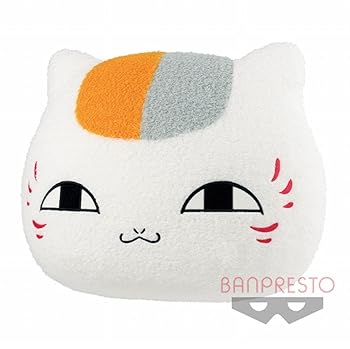 【中古】【未使用】夏目友人帳 めちゃでか顔型ぬいぐるみ ふわふわニャンコ先生 全1種 約34cm｜AJIMURA-SHOP