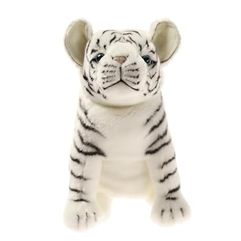 【中古】【未当て嵌める】ハンサ(Hansa) 上端覆いかぶせる 白 HANSA フェアウェイウッド用 ぬいぐるみ 毛の荒物 毛の荒物 白いこと虎 BH8109