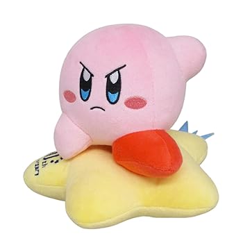 【中古】【未当て嵌める】三英取り引き 星のカービィ 30th ぬいぐるみ エアライドマシン 高さ13.5糎