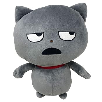 【中古】【未当て嵌める】QIDUHUQI 文字記号 わるめの事を考えているつら構えがたまらない にしむらゆうじ細工物 わるめのねこ めちゃでか ぬいぐるみ 約32糎 堅苦しさ グッズ