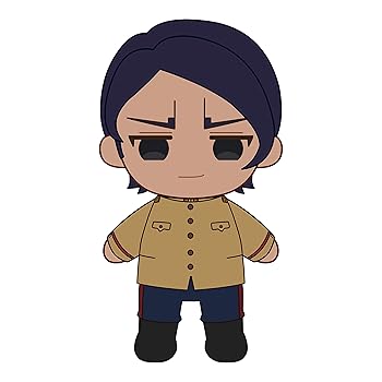 【中古】【未使用】アルジャーノンプロダクト ゴールデンカムイ ぬいぐるみ 鯉登少尉 約100mm×170mm ソフトボア製画像