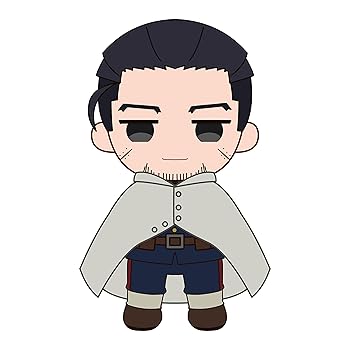 【中古】アルジャーノンプロダクト ゴールデンカムイ ぬいぐるみ 尾形百之助 約100mm×170mm ソフトボア製画像