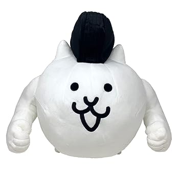 【中古】【未当て嵌める】にゃんこ大戦争状態 BIG ぬいぐるみ 堅苦しさ グッズ 特大 (ネコモヒカン)