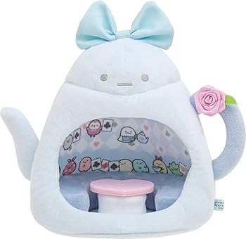 【中古】サンエックス すみっコぐらし「ふしぎの国のすみっコ」 一こまぬいぐるみ アリスの茶の葉会 MF65801