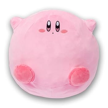 【中古】ふわふわカワイイ 星のカービィ おおきな ふわふわ クッション ぬいぐるみ 約50cm 公式 グッズ|AJIMURA-SHOP