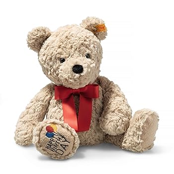 【中古】【未使用】シュタイフ(steiff) テディベア ジミー ハッピーバースデー 35cm