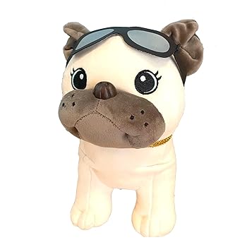 【中古】犬 ぬいぐるみ パグ フレンチブルドッグ ブルドッグ 鼻ぺちゃ ブヒ ソフト おもちゃ ふわふわ イヌ 抱き枕 可愛い 人形 柔らかい 男の子 女の子