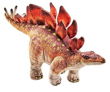 【中古】【未使用】ワイルドリパブリック アーティスト ステゴサウルス ぬいぐるみ 恐竜 W17×Ｄ51×Ｈ26cm