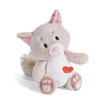 【中古】NICI ぬいぐるみ ラブキャット フラッフィークラシック 25糎