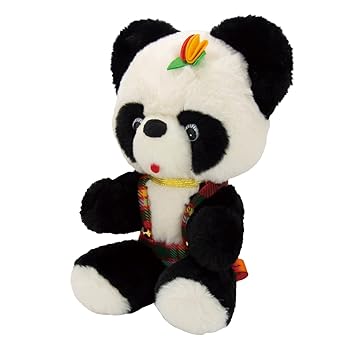 【中古】吉徳 レトロこれくしょん 座りジャイアントパンダ ぬいぐるみ 180611