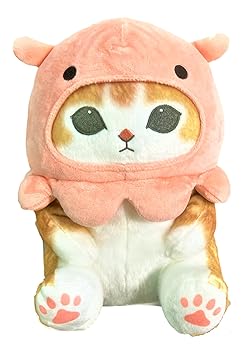 【中古】Spiral Cute mofusand 海の生き物にゃん3 BIGぬいぐるみ メンダコにゃん モフサンド 30cmサイズ