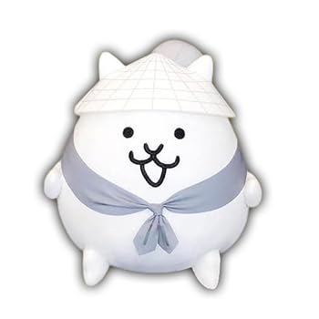 【中古】にゃんこ*大戦争状態 ウルトラソウルズBIGぬいぐるみ(かさじぞう) 約H25cn