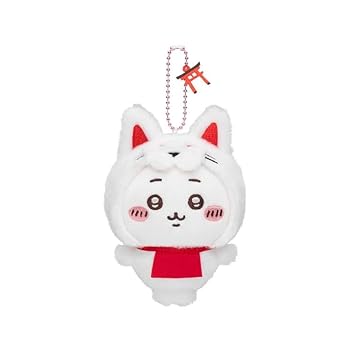 【中古】ちいかわもぐもぐ本舗 伏見狐狸なマスコット ぬいぐるみ ちいかわ