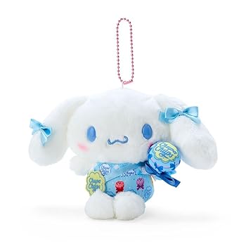 【中古】サンリオ(SANRIO) サンリオ マスコット保持者 チュッパチャプスコラボ第2弾 シナモロール 桂皮 Cinnamoroll 10×15×7糎 文字記号 043