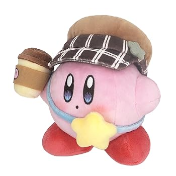 【中古】三英貿易(Sanei Boeki) 星のカービィ サニーデイ ぬいぐるみ たのしいおでかけ(カービィ) W15.5×D11×H13.5cm KS-01