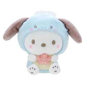 【中古】サンリオ(SANRIO) ぬいぐるみ(みずの粋もの) ポチャッコ 約幅18×奥ぶかさ9×高さ16糎 231568
