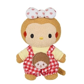 【中古】【未当て嵌める】セキグチ(Sekiguchi) キティ×モンチッチ 手のうち大きさ ぬいぐるみ タミー 205097 H15×W10×D6.5糎