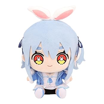 【中古】【未当て嵌める】兎田ぺこら ぬいぐるみ 角袖巡査御召しもの friends with u ホロライブ 堅苦しさ グッズ