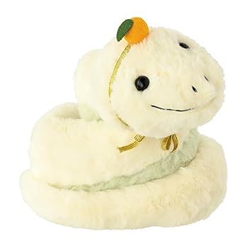 【中古】【未使用】【2個入り】ヘッズ ぬいぐるみ 18×17×20cm グリーン 2025 干支 巳 へび 抱きつきアニマル へびのミミ HEADS DAS-MBQS