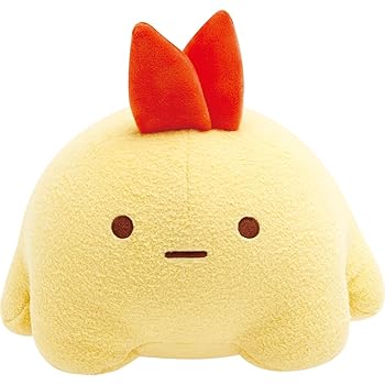 【中古】【未使用】サンエックス(San-X) すみっコぐらし ｢もしもすみっコが進化したら？｣ スーパーもーちもちぬいぐるみ えびふらいのしっぽ 進化C MV04301 H230×W