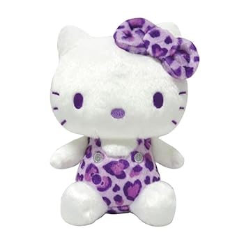 【中古】【未使用】ケイカンパニー ハローキティ（ヒョウ柄） オスワリヌイグルミ パープル KTH-ON2-PP