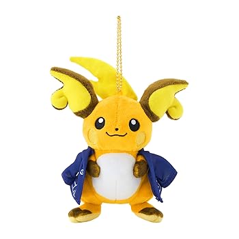 【中古】ポケモンセンターオリジナル マスコットぬいぐるみ ぽけもんせんと～ ライチュウ
