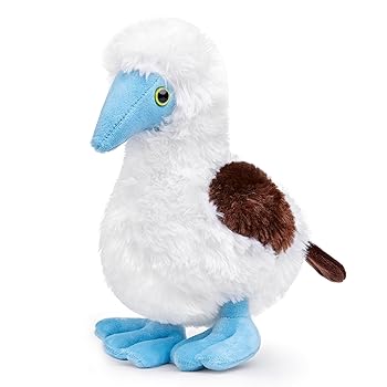 【中古】【未当て嵌める】lilizzhoumax アオアシカツオドリのぬいぐるみ、本物そっくりの鳥のぬいぐるみ、とても軽くて柔らかいな可愛らしい鳥のぬいぐるみ、うしろ帯のお論なく