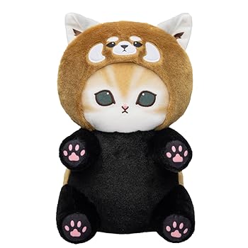 【中古】mofusand ジャイアントパンダにゃん BIG ぬいぐるみ 全2種 約30糎 (レッサーパンダ)