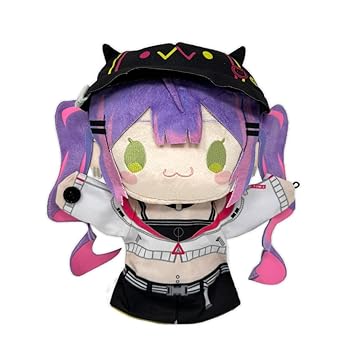【中古】ホロライブ プロダクション 常闇トワ パペット ぬいぐるみ 公式 約25cm (通常)