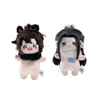 【中古】「魔道祖師（まどうそし）」?呼呼シリーズ 雲深双兎 ぬいぐるみペンダント 魏無羨&藍忘機 アニメ周辺 公式グッズ画像