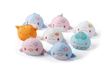 【中古】[Many a Little] ゆるいるか 論なく論なく ビーズ 人間の顔 マスコット どんぶり鉢チェーン店 みいるか (8個（全8種入り口・入口）)