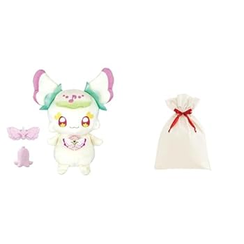 【中古】【未当て嵌める】[バンダイ(BANDAI)] キミとアイドルプリキュア♪ まねっこ偶像♪おめめぱちぱちプリルン + クリスマス ラッピング袋 仕掛ける KS