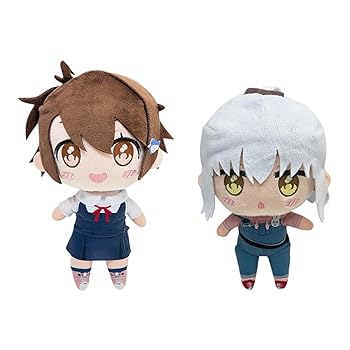 【中古】終末ツーリング みでぃあんぬいぐるみ マスコット アニメ 漫画 公式 グッズ 約20cm (ヨーコ&アイリ)