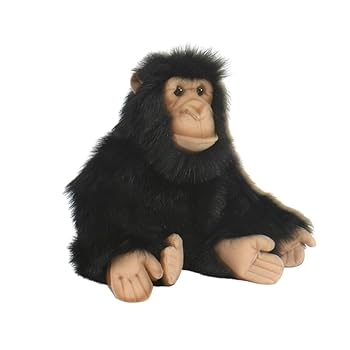 【中古】【未使用】ハンサ(HANSA) チンパンジー ぬいぐるみ 25x20x25cm アクリル No.2306