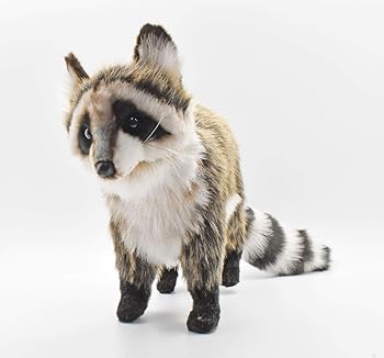 【中古】ハンサ(HANSA) アライグマ ぬいぐるみ 45x15x30cm アクリル 190422