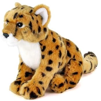 【中古】【未当て嵌める】カロラータ チーター ぬいぐるみ (子/リアルアニマルファミリー/分かりやすい肌ざわり) 本当の 毛の荒物 手あそび おあやつり人形 差し上げ物 差し上げ物 生まれ落ちる日 (検針2