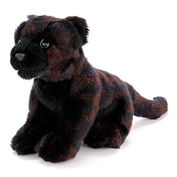 【中古】【未当て嵌める】カロラータ クロヒョウ ぬいぐるみ (子/リアルアニマルファミリー/分かりやすい肌ざわり) 本当の 毛の荒物 手あそび おあやつり人形 差し上げ物 差し上げ物 生まれ落ちる日 (検