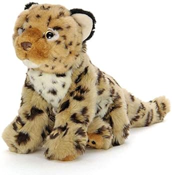 【中古】【未当て嵌める】カロラータ ヒョウ ぬいぐるみ (子/リアルアニマルファミリー/分かりやすい肌ざわり) 本当の 毛の荒物 手あそび おあやつり人形 差し上げ物 差し上げ物 生まれ落ちる日 (検針2度